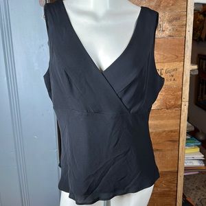 Talbots Silk Sleeveless Top/Blouse/Tank, Side Zip, Size 12